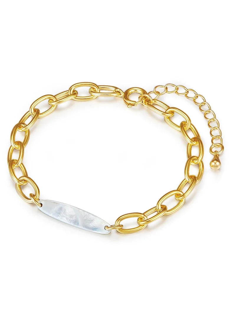 Bratara placata cu aur de 14K, Auriu