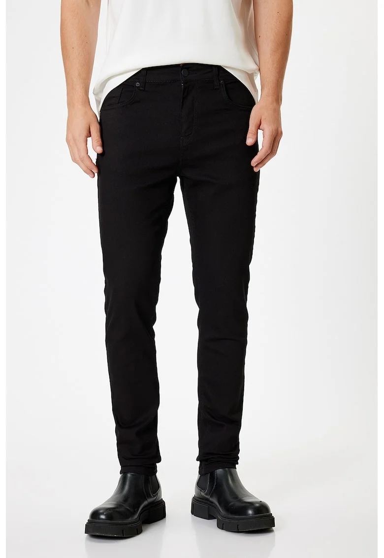 Blugi skinny Michael, Negru
