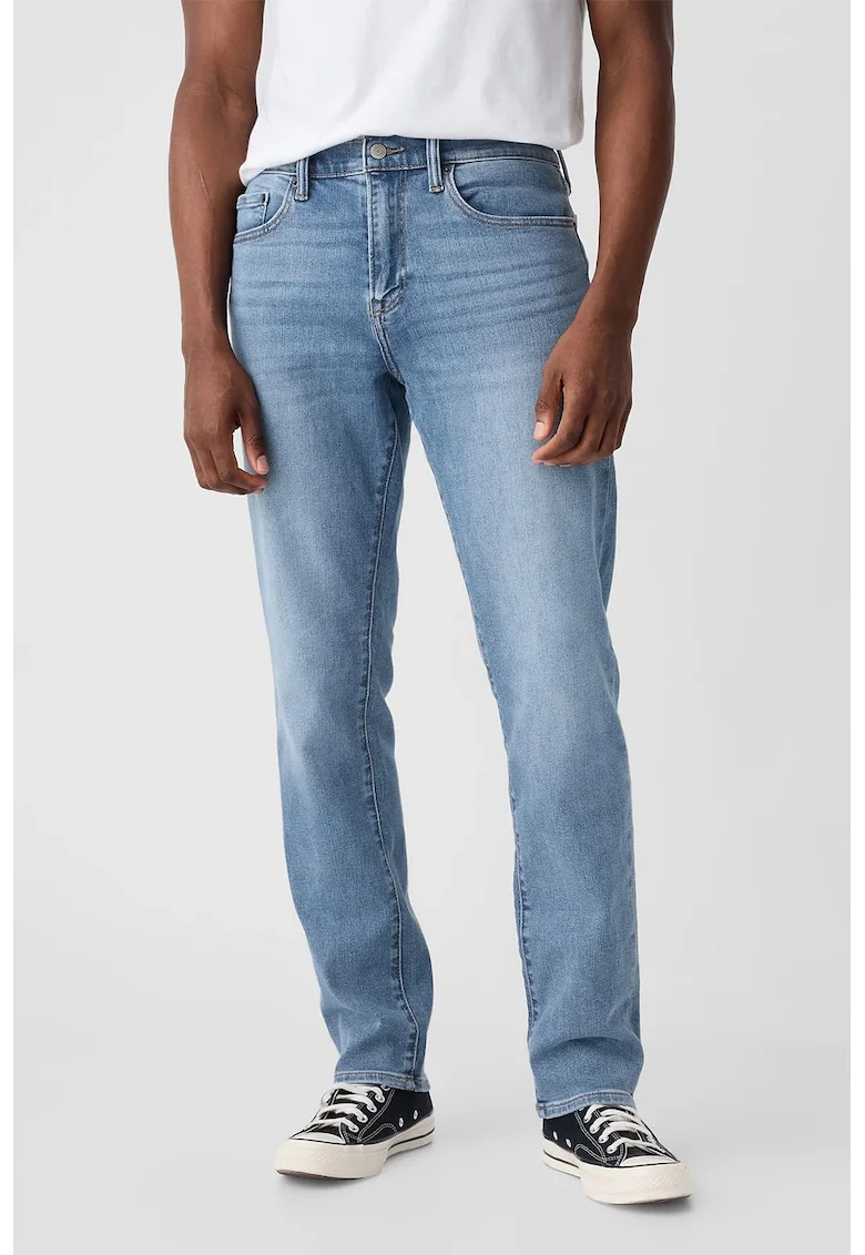 Blugi regular fit, Albastru pastel