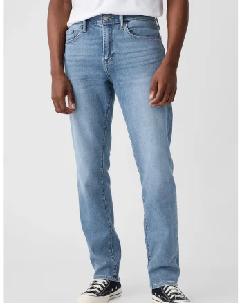 Blugi regular fit, Albastru pastel