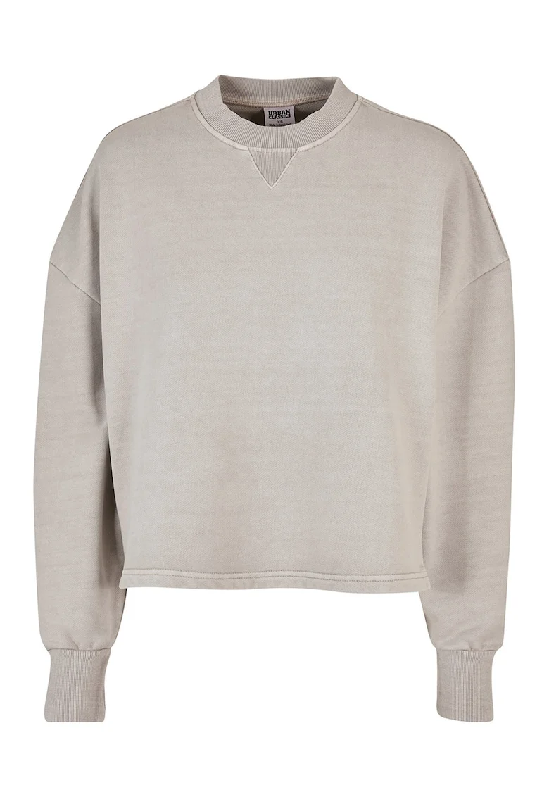 Bluza de trening cu maneci cazute, Grej