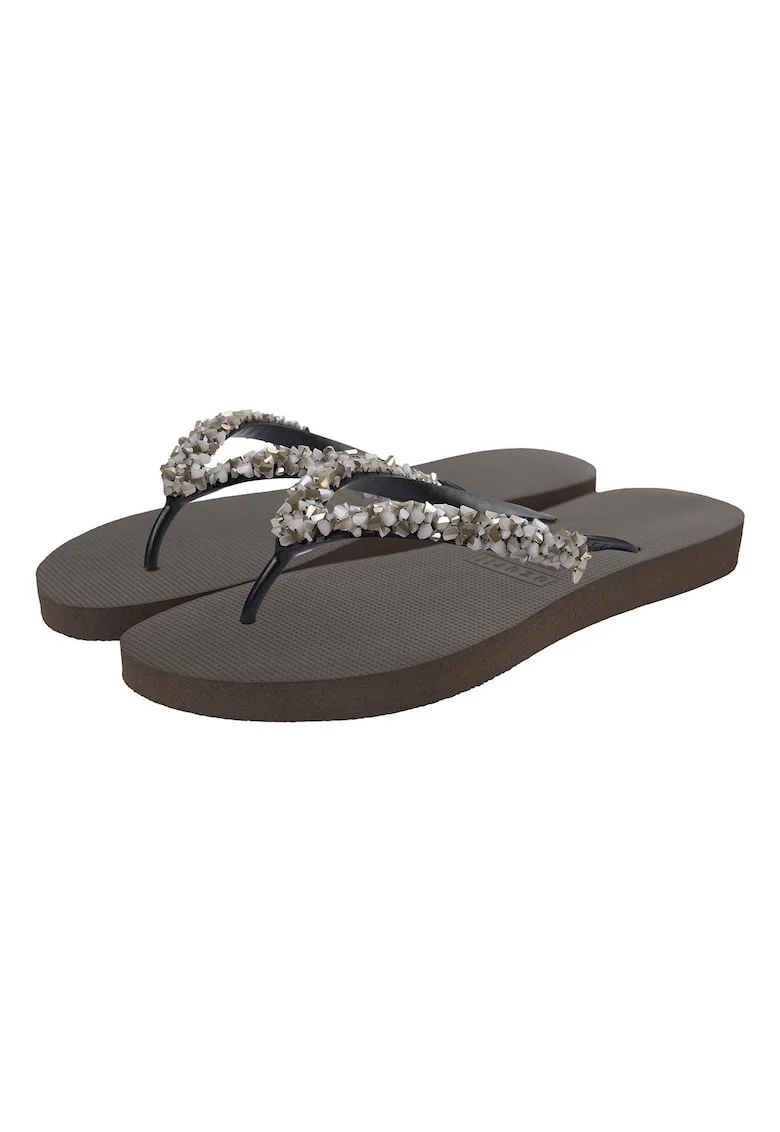 Papuci flip-flop cu margele Classic Aby, Maro