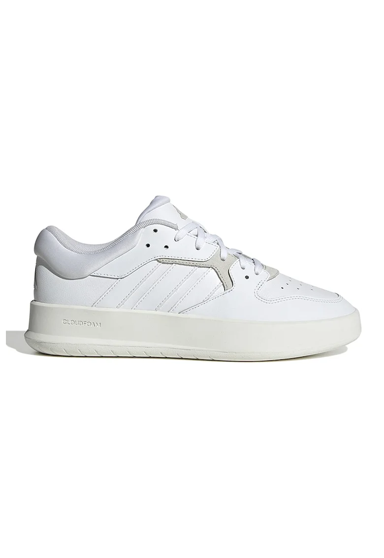 Pantofi sport de piele Court 24, Alb