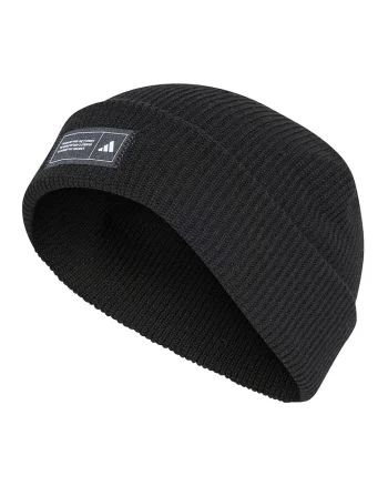 Caciula elastica striata unisex, Negru