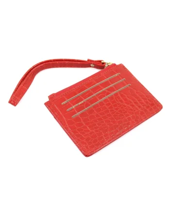 Etui pentru carduri Skin,  Rosu, 12x9cm