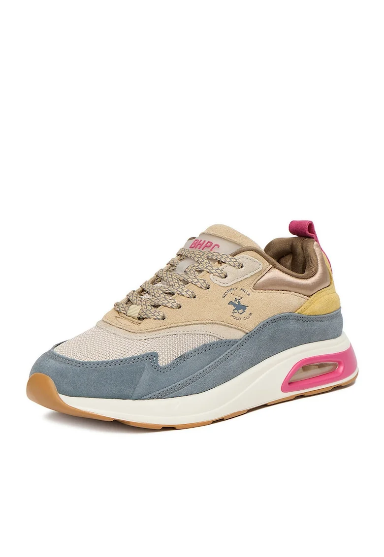 Pantofi sport dama,  EO-L240061, piele naturala, multicolor