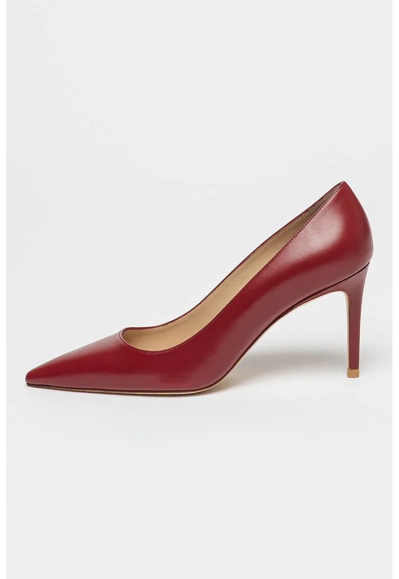 Pantofi de piele 85 Pump, Visiniu