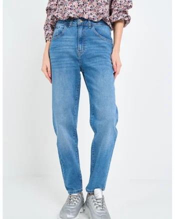 Blugi cu model cu 5 buzunare, Albastru deschis
