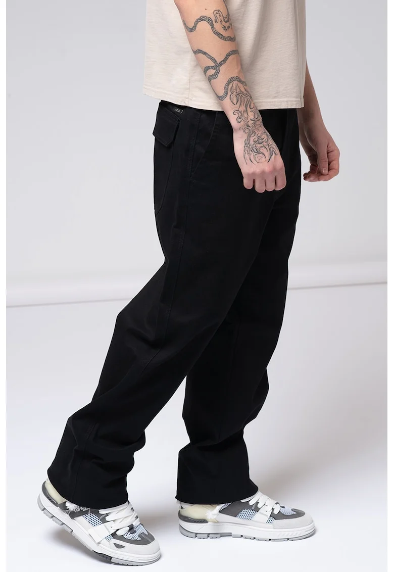 Pantaloni regular-fit, Negru