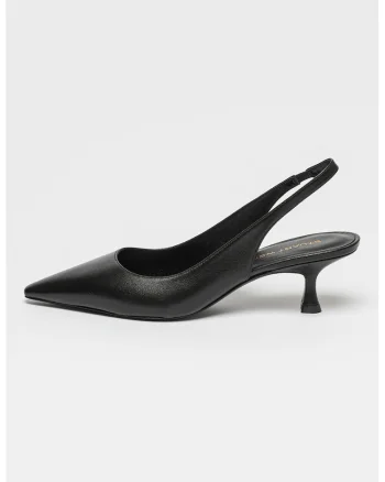 Pantofi slingback de piele Naomi 50, Negru