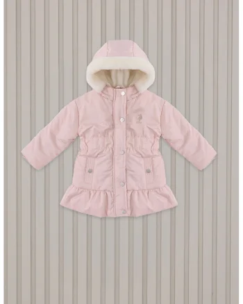 Jacheta cu gluga, Roz pastel