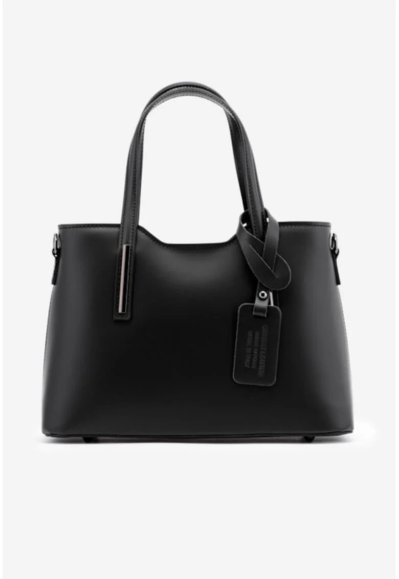 Geanta neagra din piele