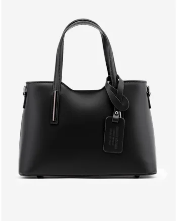 Geanta neagra din piele