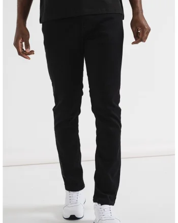 Blugi slim-fit cu croiala conica Austin, Negru