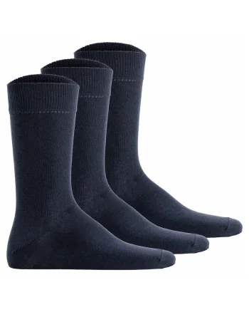 Set de sosete unisex - 3 perechi, Albastru inchis