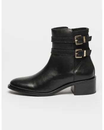 Ghete din piele Patter, Negru