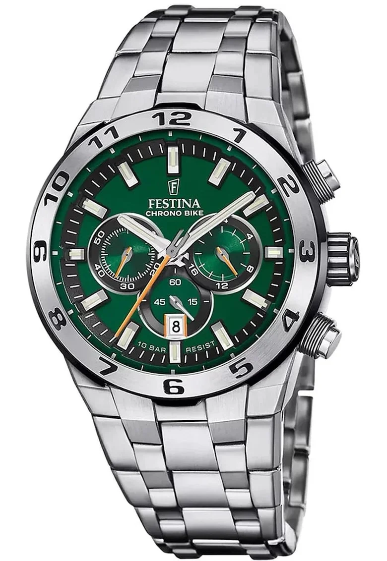 Ceas pentru barbati,  OS20, Argintiu, Verde