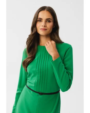 Rochie midi dama,  Kerigor, verde deschis, Verde
