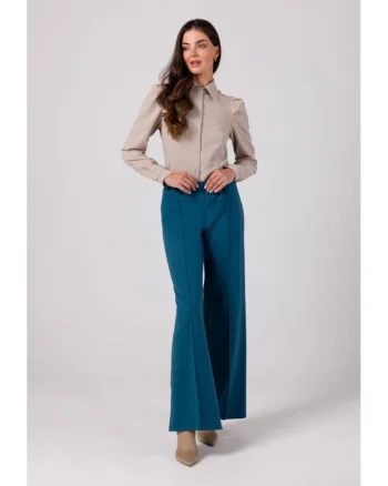 Pantaloni culottes pentru femei,  Bongroen, kék tenger, Albastru inchis