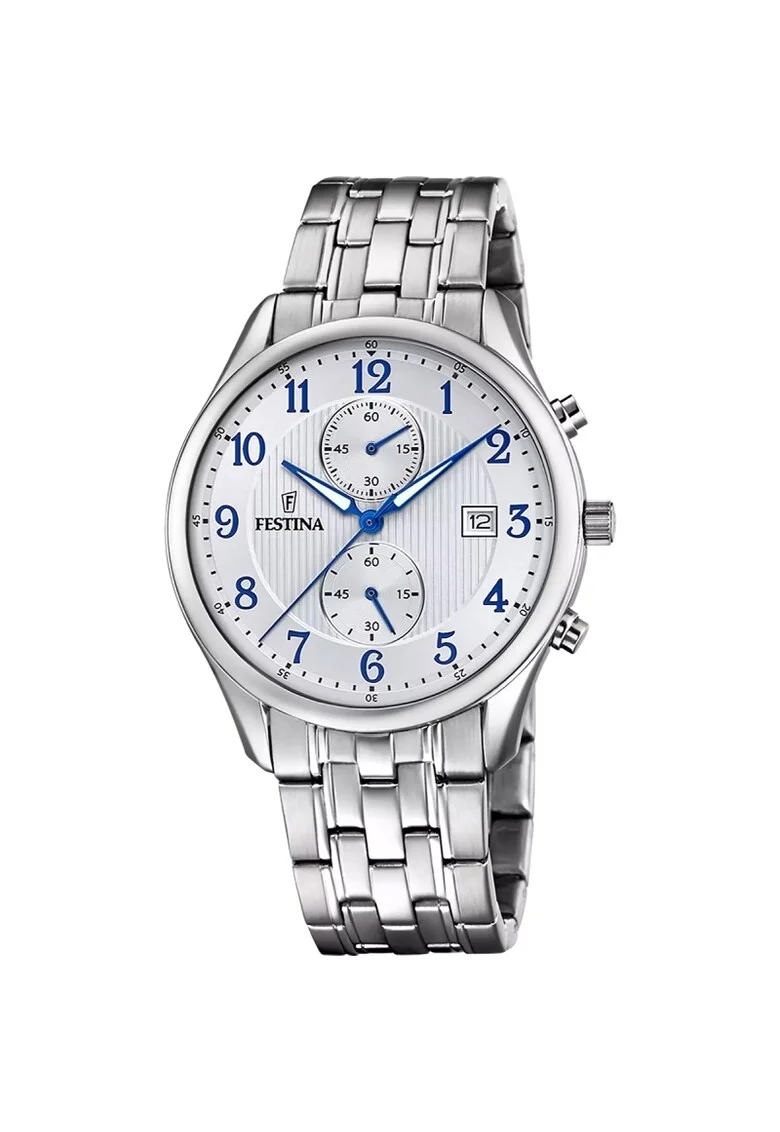 Ceas barbatesc  F6854/A Quartz Argintiu