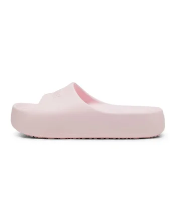 Papuci flatform Shibusa, Roz pastel
