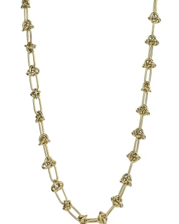 Colier placat cu aur de 18K, Auriu