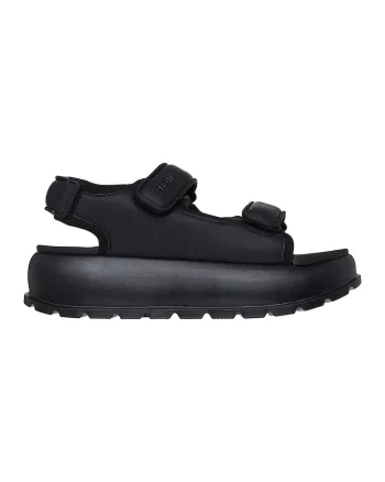 Sandale de piele ecologica Galaxy Core Keepin, Negru