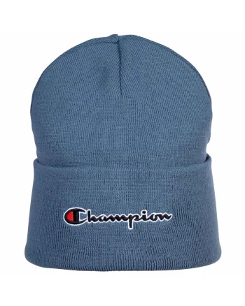 Caciula unisex cu logo brodat 13033, Albastru