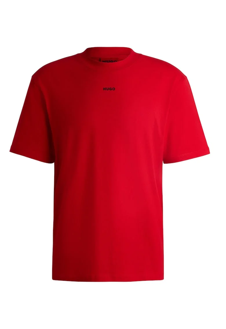 Tricou cu decolteu la baza gatului Dapolino, Rosu