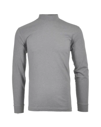 Bluza regular fit cu guler mediu, Gri