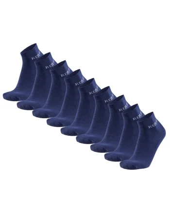 Set de sosete scurte unisex - 9 perechi, Albastru inchis