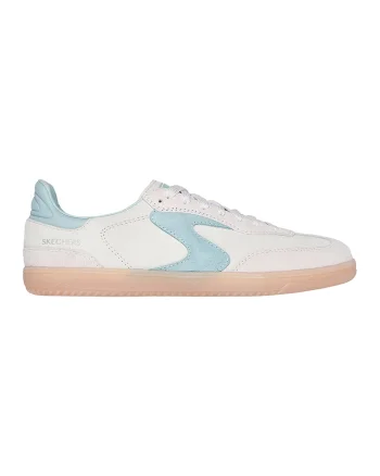 Pantofi sport din piele Hotshot, Alb murdar/Roz pal/Albastru deschis