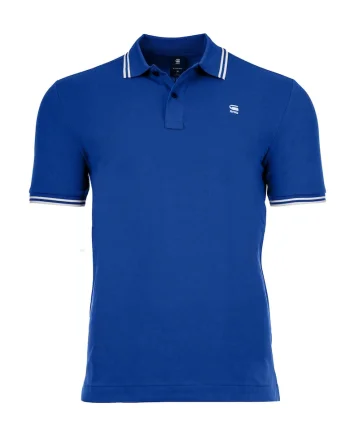 Tricou polo slim fit Dunda, Albastru royal
