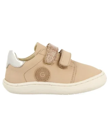 Pantofi sport din piele si piele ecologica cu detalii stralucitoare, Roz