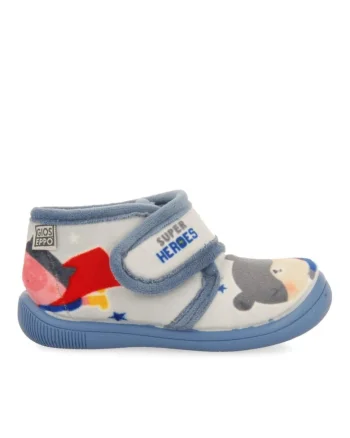 Botosei cu model grafic si velcro, Rosu/Albastru