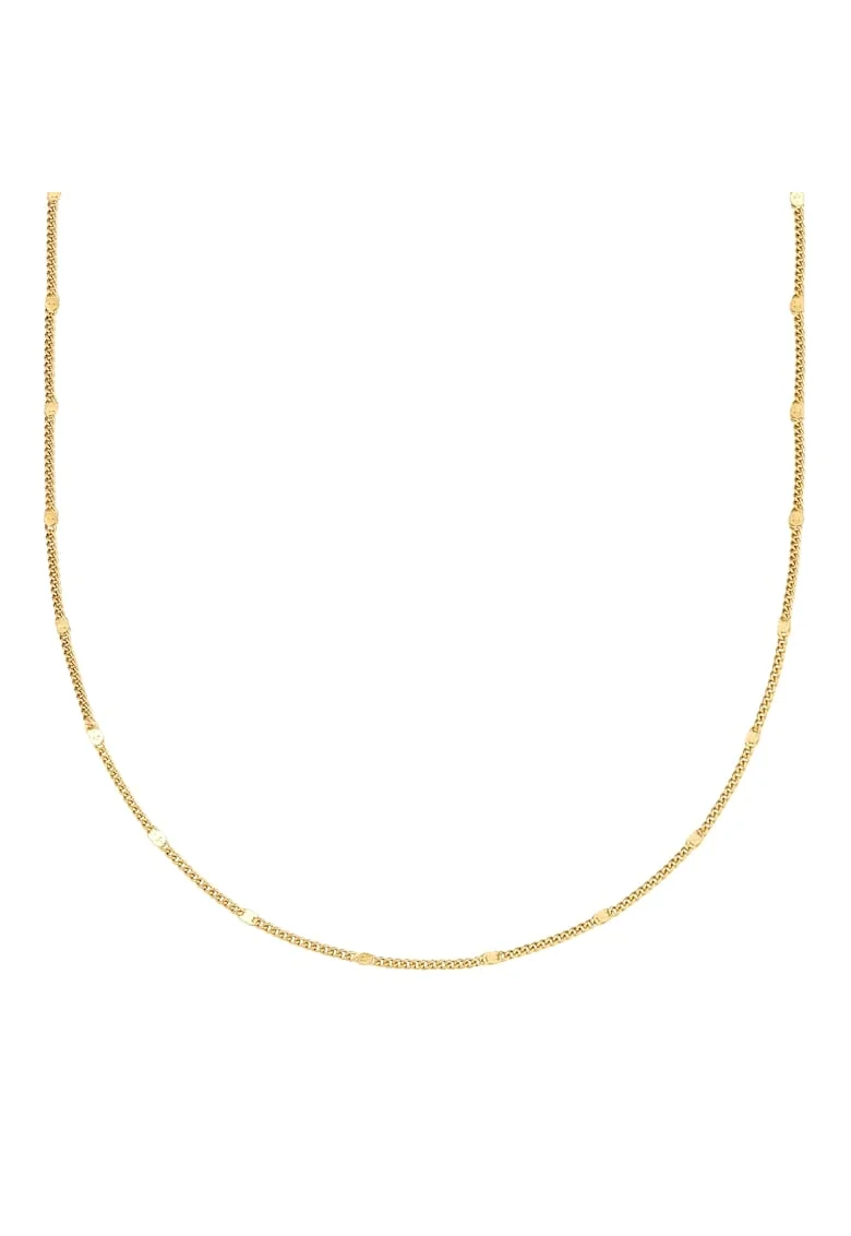 Colier placat cu aur de 14k, Auriu