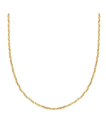 Colier placat cu aur de 14k, Auriu
