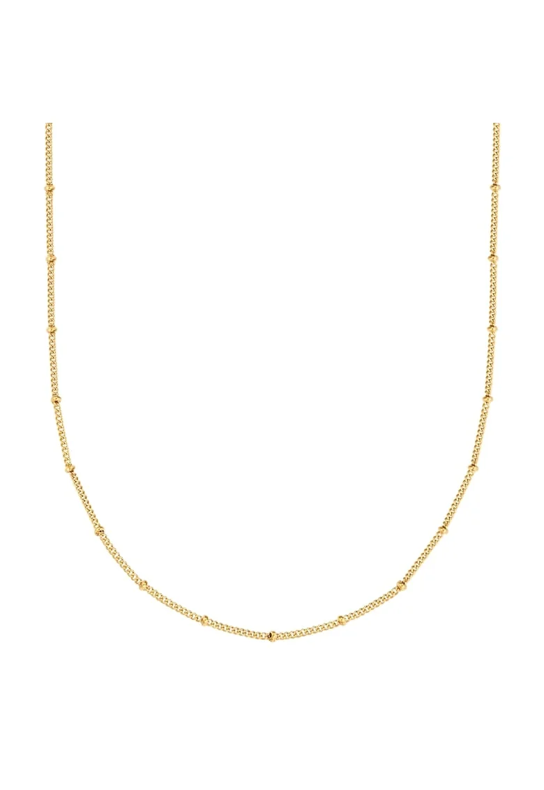 Colier placat cu aur de 14k, Auriu