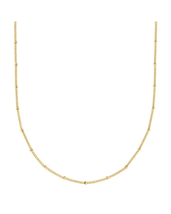 Colier placat cu aur de 14k, Auriu