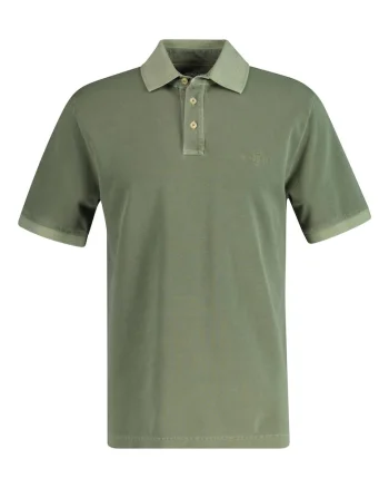 Tricou polo din bumbac Washer, Verde