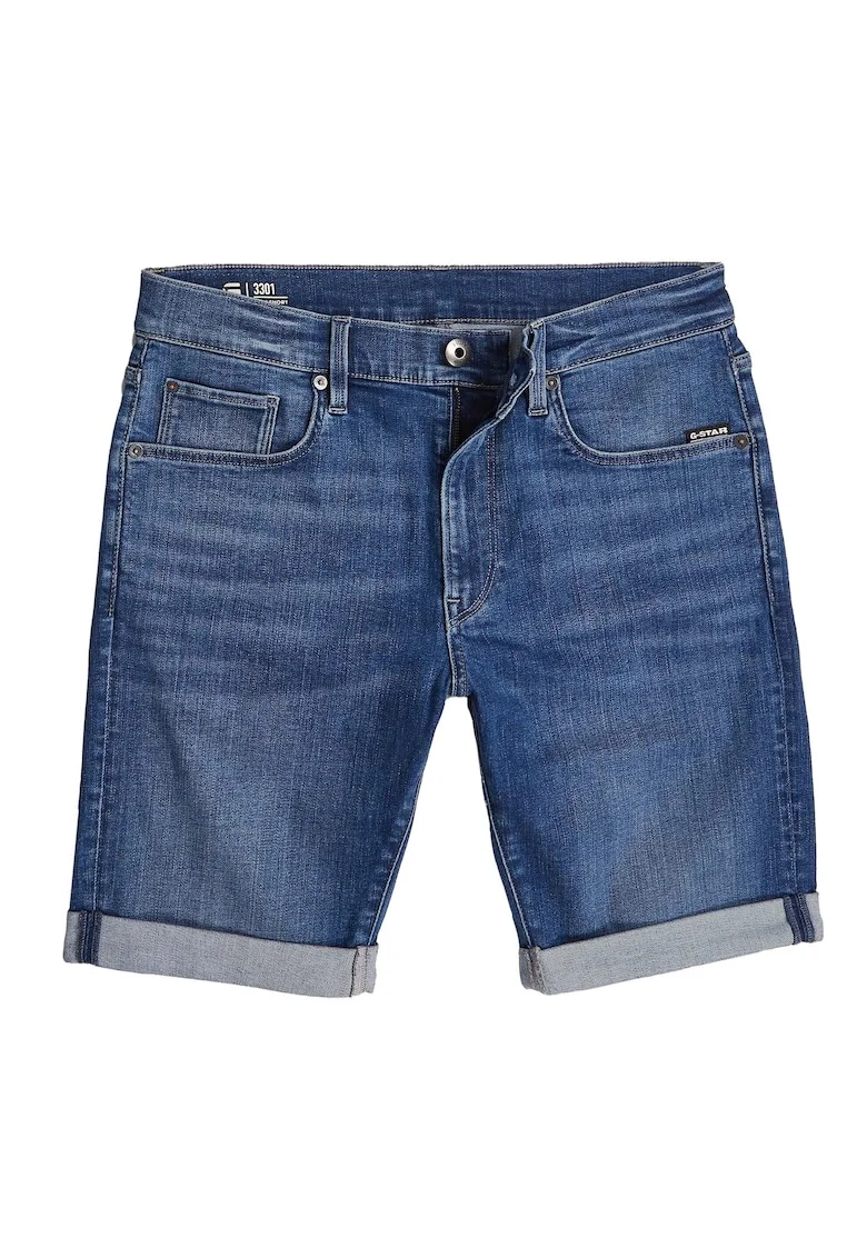 Pantaloni scurti slim-fit din denim Elto, Albastru