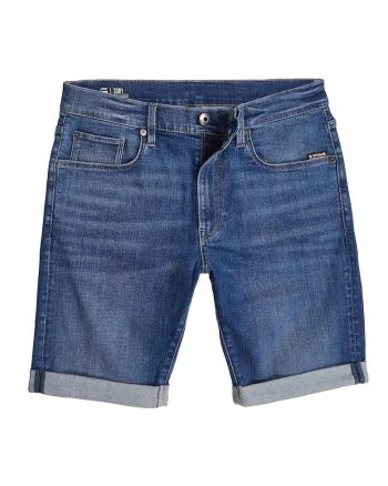 Pantaloni scurti slim-fit din denim Elto, Albastru