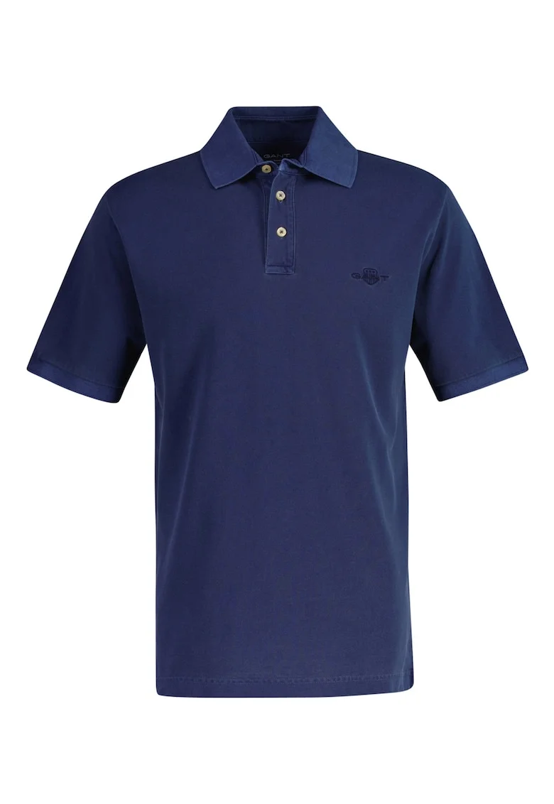 Tricou polo din bumbac Washer, Albastru inchis