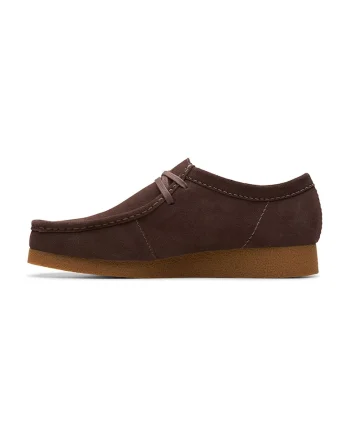Mocasini de piele intoarsa Wallabeeevo, Maro inchis