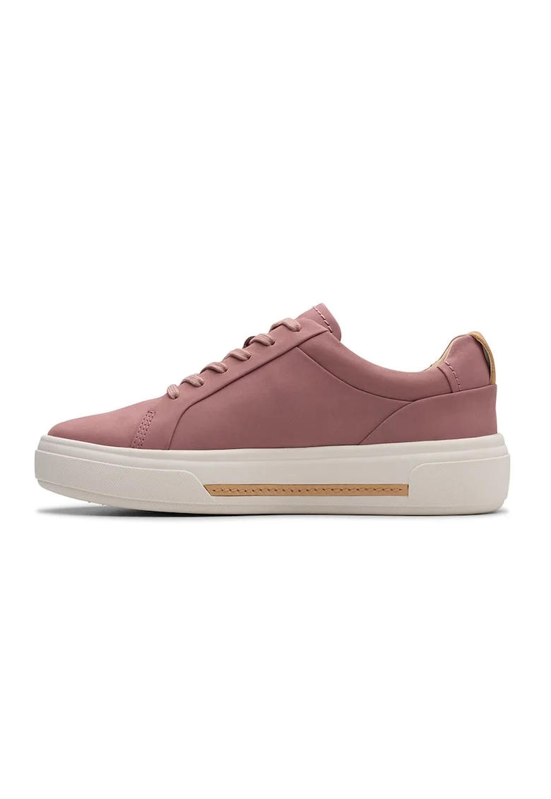 Pantofi sport de piele Hollyhock, Rosu stins