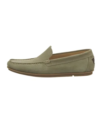Pantofi loafer de piele intoarsa Wilmon, Kaki