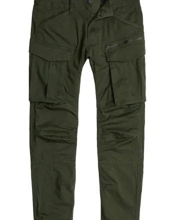 Pantaloni conici cargo Rovic, Verde inchis