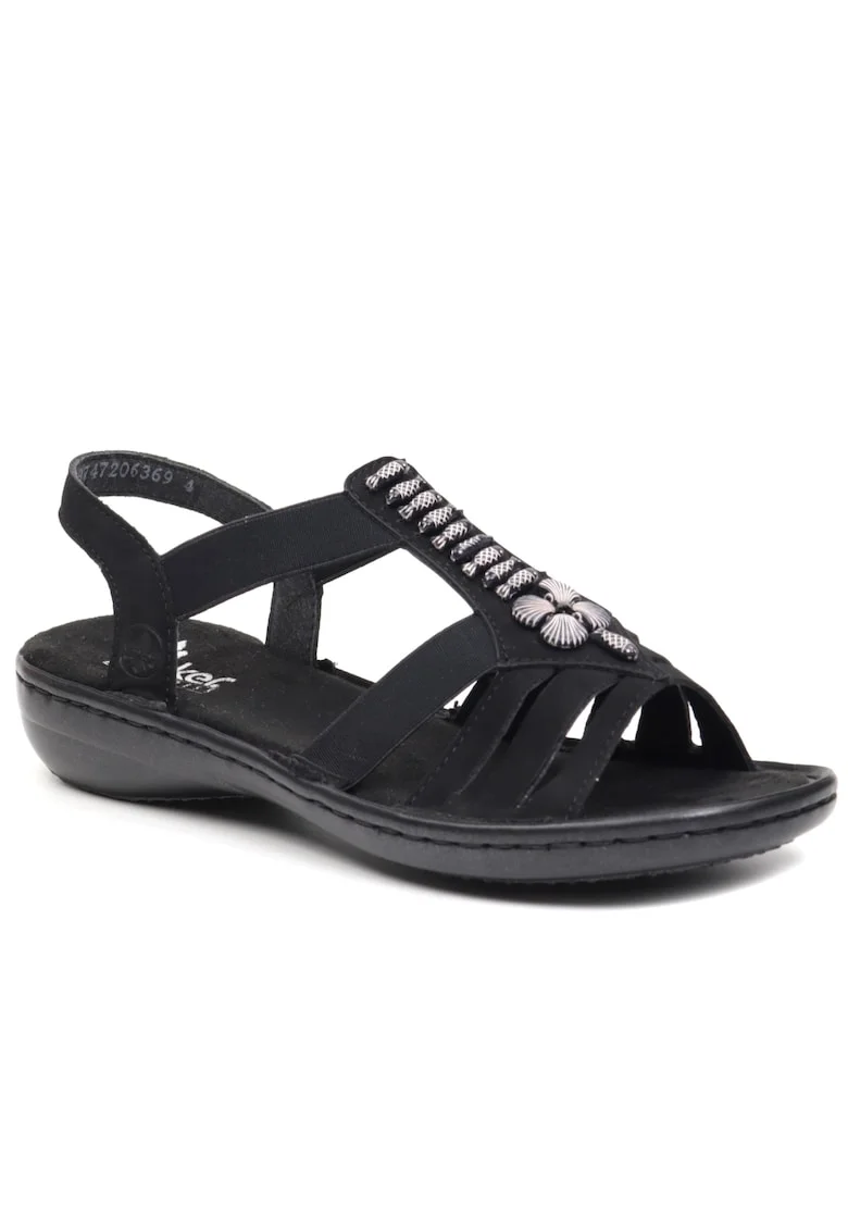 Sandale dama 60806 00 negru,  Negru