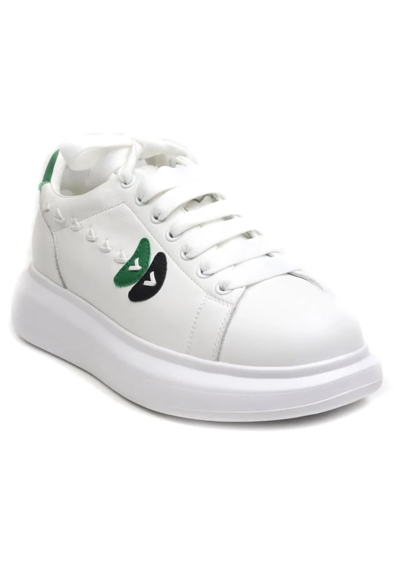 Sneakers dama 2A515 WHITE/GREEN