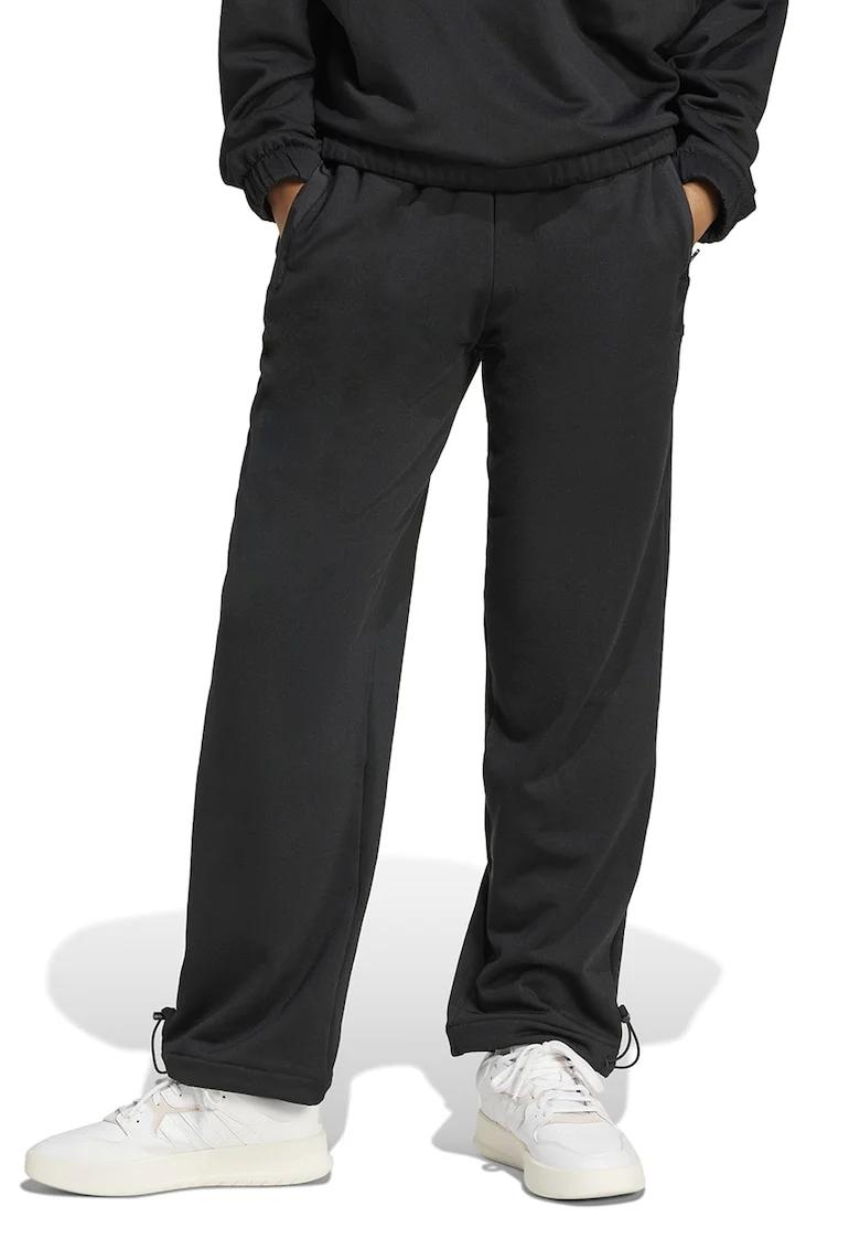 Pantaloni de trening cu termoinatii ajustabile, Negru